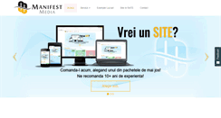 Desktop Screenshot of manifest.ro